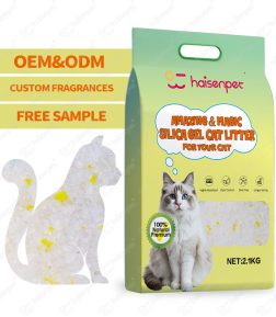 OEM ODM Custom Package Free Sample Logo Dust Free Silica Gel Crystal Cat Litter