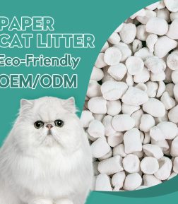 24-Hour Customer  Antibacterial Deodorization Kitty Litter Highly Absorbent Dust Free  Paper Cat Litter