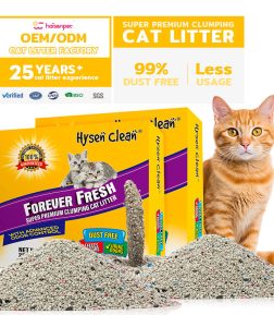 OEM Volcanic Broken Bentonite Cat Litter Sand for Cats