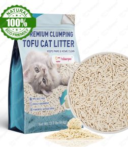 OEM Factory Wholesale Highly Absorbent Strong Clumping 99% Dust Free Plant-based  Tofu Cat Litter