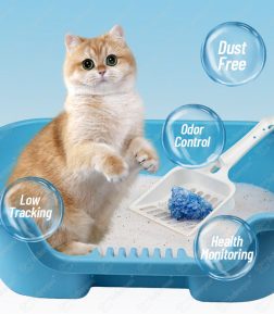 Best-Selling Bulk 3.8L Highly Absorbent Low Tracking 99% Dust FreePH Testing Crystal Cat Litter
