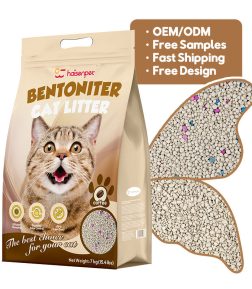 Custom Logo Free Samples Bentonite Cat Litter Ball Shape Arena Para Gatos