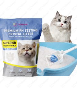 Factory Wholesale Price Dust Free High Quality Highly Absorbent 100% Natural PH Testing Crystal Cat Litter