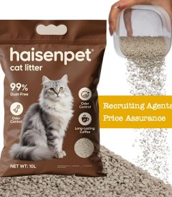 OEM ODM Factory Wholesale Odor Control Dust Free Lock Strong Clumping Crushed Bentonite Cat Litter