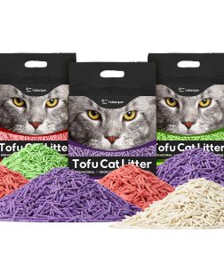 ONE STOP SERVICE Highly Absorbent Strong Clumping Arena Para Gatos Dust Free Deodorization Tofu Cat Litter