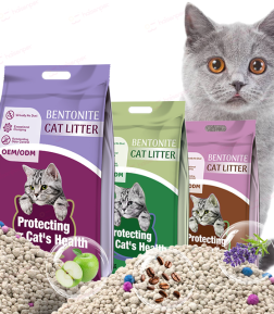Fast Delivery Eco Friendly Customized Fragrances Dust Free Premium Cat Litter Sand