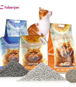 HAISEN Catlitter Eco Friendly 100% Natural Clumping Cat Litter Sand