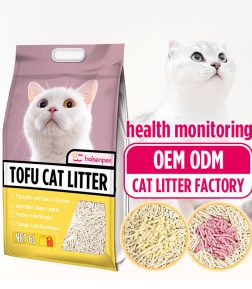 Highly Absorbent Health Monitoring Clumping Color Changing Tofu Cat Litter Arena Para Gato