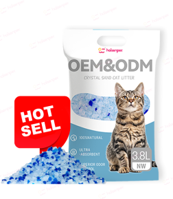 Factory Wholesale Dust Free Low Tracking Highly Absorbent Eco Friendly Long-Lasting Crystal Cat Litter
