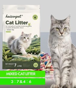 OEM ODM Factory Wholesale Kitty Arena Para Gatos High Quality Low Dust Fast Clumping Bentonite Tofu Mixed Cat Litter
