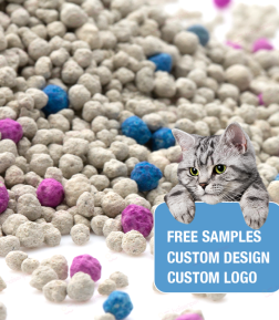 Hot Sell Biodegradable Strong Deodorization Lasting Effect Ball Shape Litter Sand for Cat