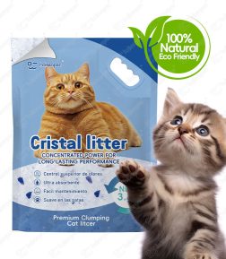 High Quality Free Design Highly Absorbent Low Tracking Dust Free Premium Crystal Cat Litter