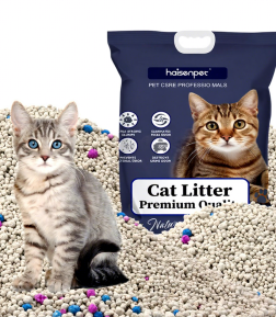 OEM ODM Factory Wholesale Free Samples Rock-Hard Clumpsr  0.5-4mm Super Absorbent Strongly Clumping Sodium Bentonite Cat Litter