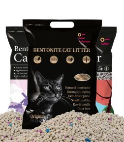 Supplier Sale Best Premium Brand Cat Sand 100% Natural Sodium Clay Easy Clean Odour Lock Strong Clumping Bentonite Cat Litter