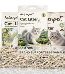 Popular Newest Product Green Tea Lavender Coffee Odor-Control 3:7 4:6 Clumping Bentonite Tofu Cat Litter
