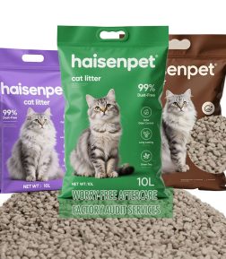 25 Years Cat Sand Factory Fast Shipping Low Tracking Odor Control Easy Scoop Crushed Bentonite Cat Litter