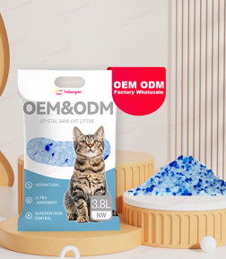OEM ODM Manufacturer Highly Absorbent Low Tracking Eco Friendly Dust Free Crystal Cat Litter