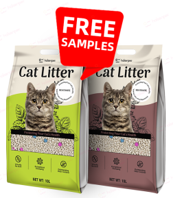 Arena Para Gatos Factory Wholesale Bulk Catlitter 99% Dust Free Clumping Bentonite Cat Litter Sand
