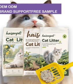 Free Samples Fast Delivery New Products Eco-Friendly 3:7 4:6 Clumping Bentonite Tofu Cat Litter