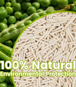 OEM ODM 100% Natural Highly Absorbent Strong Clumping Low Dust Composed Starch Soybean Corn Plant Fiber-Free Tofu Cat Litter
