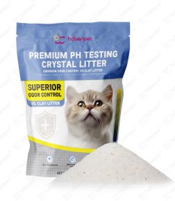 Popular Newest Product 2.72kg Dust Free Highly Absorbent Eco Friendly Premium PH Testing Crystal Cat Litter