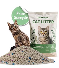 Custom Logo Fragrance Package Sodium Feline Fresh Low Tracking Highly Absorbent Strong Clumping  Cat Litter Sand for Cat