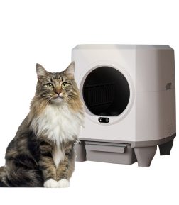 Best-Selling Flat-Top Radar Rotates Left and Right Large Capacity Self-Cleaning Smart Automatic Cat Litter Box