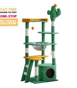 Haisen Large Cat Tree Furniture Large Designed Luxury Cat Tree Cactus
