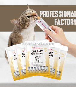 Professional Factory Direct Supply Complete and Balanced Nutrition Wet Creamy Cat Treats