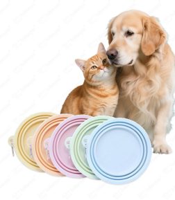 Factory Wholesale Portable Outdoor Cat Artifact Drinking Water Feeding Cup 13*13*5.2CM 350ML Dog Pet Folding Bowl