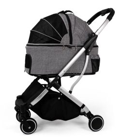 Newly Design 4 Wheel Pet Trolleys Cat / Dog Easy Walk Folding Travel Carrier Carriage Pet Stroller