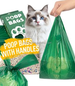 Free Samples Fast Delivery New Design Convenient Eco Friendly Biodegradable Dog Cat Poop Bags