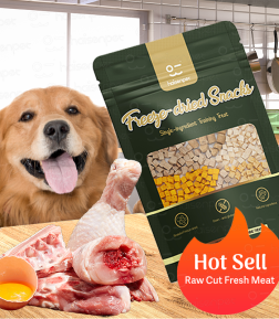 Custom OEM ODM Training Rewards Calcium Supplement Natural Meat Aroma Freeze Dried Dog Cat Snacks