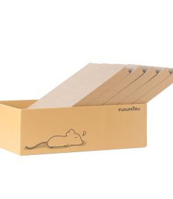 Wholesale Premium Rectangle Suitable Rest Grind Claws Play Eco Friendly Corrugated Cardboard 5 Packs in 1 Cat Scratcher With Box