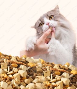 Free Samples Wholesale Cat Snacks Chicken Duck Raw Bone Meat Freeze Dried Cat Food