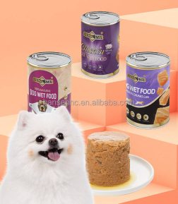 Factory Bulk Wholesale Custom Flavor 375g 400g Hairball Control Pet Dog Wet Food
