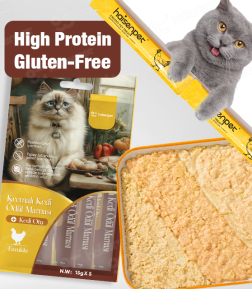 OEM & ODM High Quality Meat-Based Salmon Rich in Omega-3 High-Protein Low-Carbohydrate Cat Creamy Treats