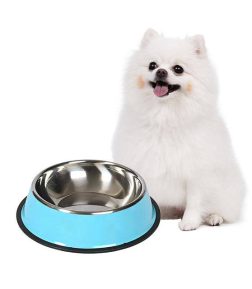 High Quality Stainless Steel Non-Tip Luxury Easy Clean Dog Feeding Water Bowls