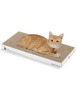 OEM Cat Scratcher Corrugated Cardboard Lounge Bed Premium ScratchingPads Reversible Durable Cardboard Cat Scratcher With Catnip
