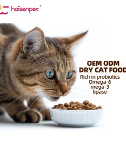 Pet Food Factory Omega-3 Omega-6 Private Label Package 25%-45% Protein Content Dry Cat Food