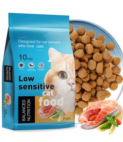 OEM ODM  Natural Raw Materials 10kg Multiple Shapes Pet Cats Like Nutritious Balanced Fish Flavor All Age  Dry Cat Food