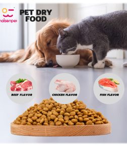 Factory Direct Supply High Quality Fish Chicken Beef Flavors Dry Cat Dog Food