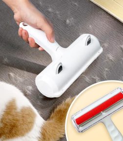 OEM ODM Dog Cat Two-Sided Hair Removal Brush Self Cleaning Pet Hair Remover Roller