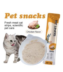 OEM ODM Factory Hot Selling 18 Grams Chicken Flavor Pet Snacks Cat Wet Food