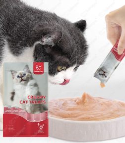 Free Samples Factory Wholesale Pet Wet Snack Creamy Cat Treat Food