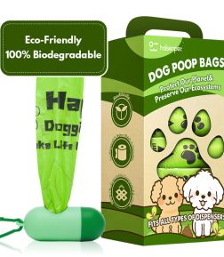 Custom Wholesale Easily Tear Off Biodegradable Dog Poop Bags