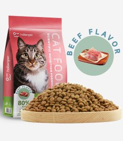 OEM Science Formula Pet Cat Food 10KG Natural Protein Rich Beef Flavors Star Shapes All Age  Cat Dry Staple Food