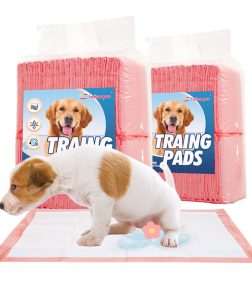 OEM ODM Factory Wholesale Price 100pcs Luxury 6 Layer Pink Puppy Pee Pads Dog Training Pads