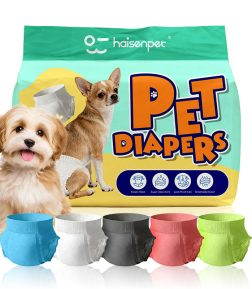 OEM Custom Logo 34cm*32cm 39cm*32cm Low Price Washable Female Dog Pet Diaper