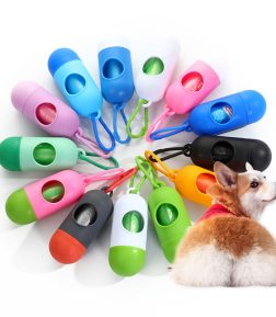Pet Dog Waste Small Cornstarch PLA PBAT Big Mini Biodegradable Poop Bag Dispenser Holder
